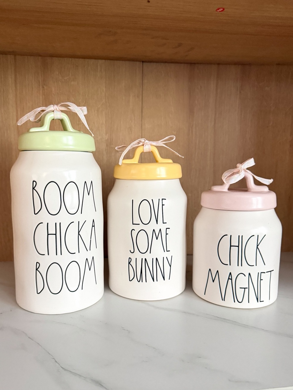 Rae Dunn Easter Canister Set of 3